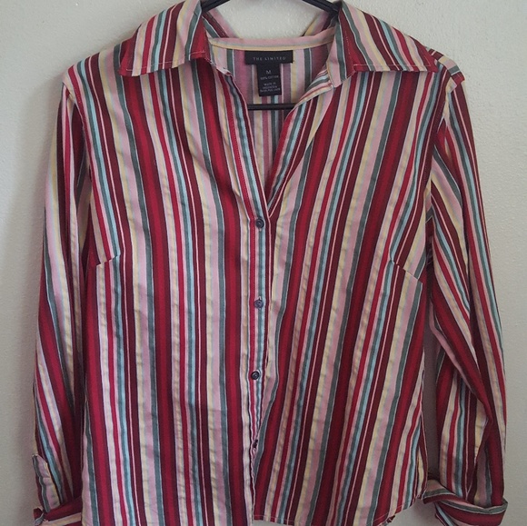 Striped button up - Picture 3 of 3